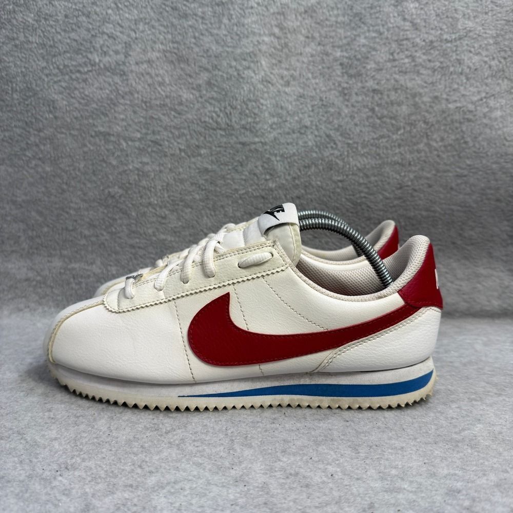 Nike Shoes Womens Size 6 Cortez Forest Gump White Red Leather Sneaker 904764-103